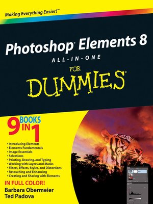 cover image of Photoshop Elements 8 All-in-One For Dummies